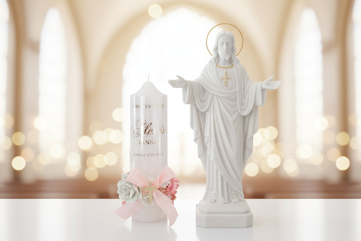 Floral Deluxe Baptism Package detail view