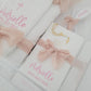 Baptism Package with Raw Edge Ribbon detail view