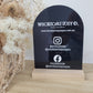 Business Social Link Sign by Gently Made