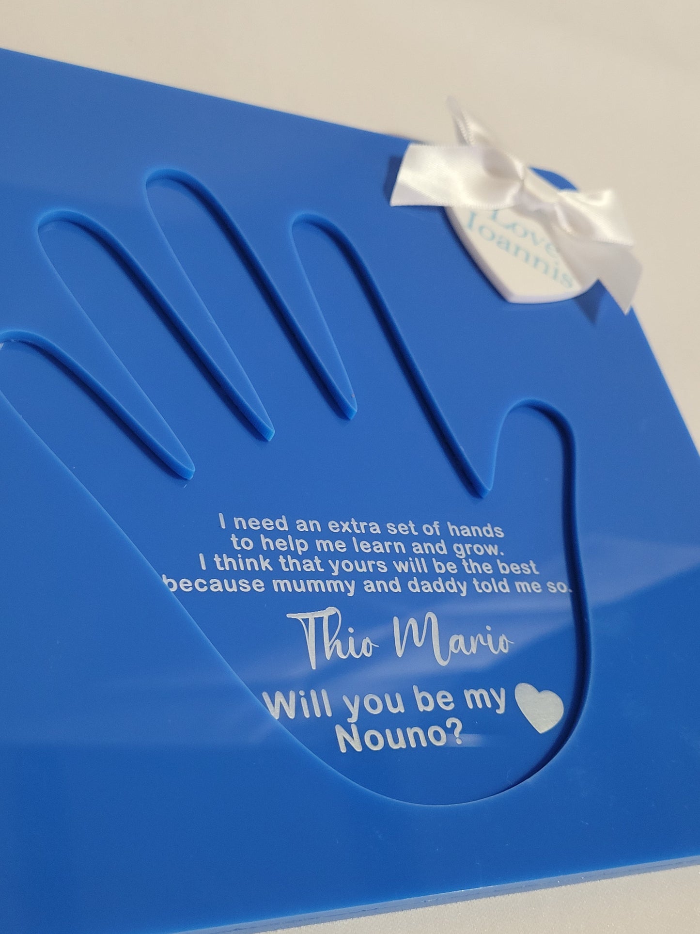 Will You Be My Godparent Proposal detail view