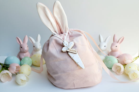 3D Carrot Easter Name Tag by Gently Made