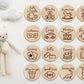 Wooden Toy storage Organization Tag Set alternate view