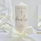 Deluxe Frosted Rectangle Acrylic Baptism Christening Box detail view
