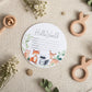 Birth Announcement Plaque | Hello World detail view