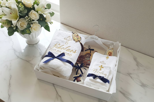 Deluxe Orthodox Baptism Package — handmade in Australia by Gently Made