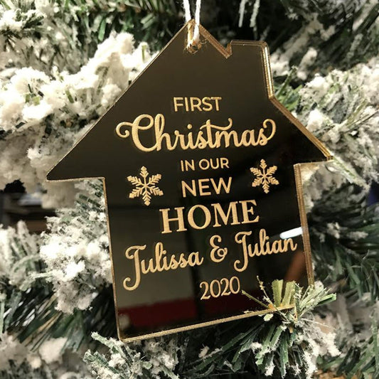 Our First Home Christmas Ornament by Gently Made