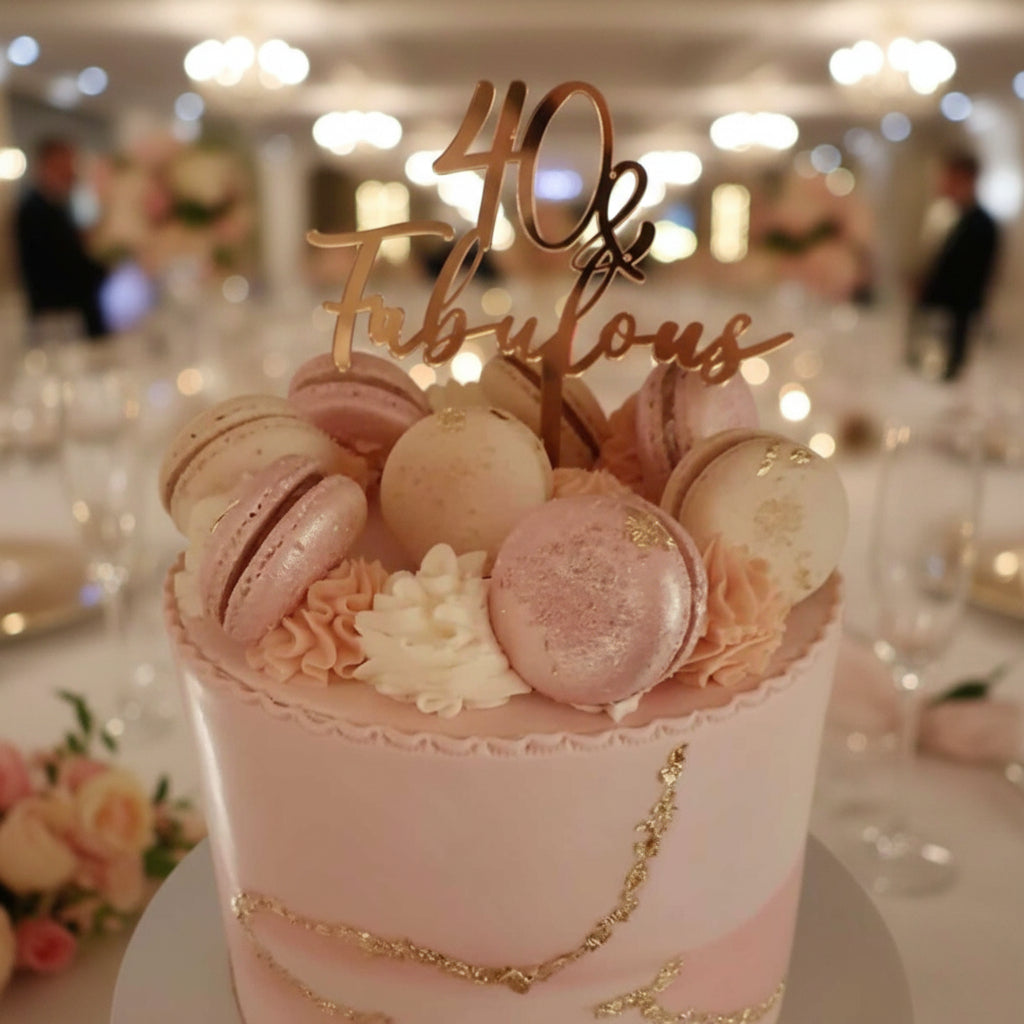 Still Fabulous Birthday Cake Topper by Gently Made