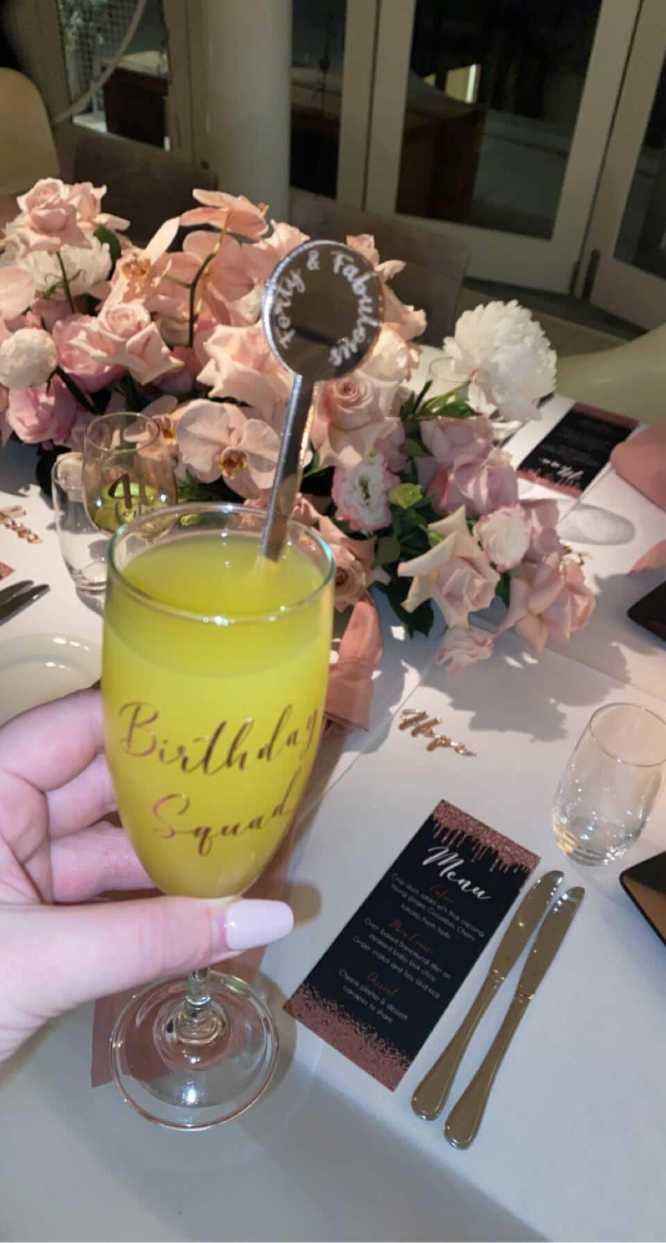 Personalised Acrylic Drink stirrers personalised detail