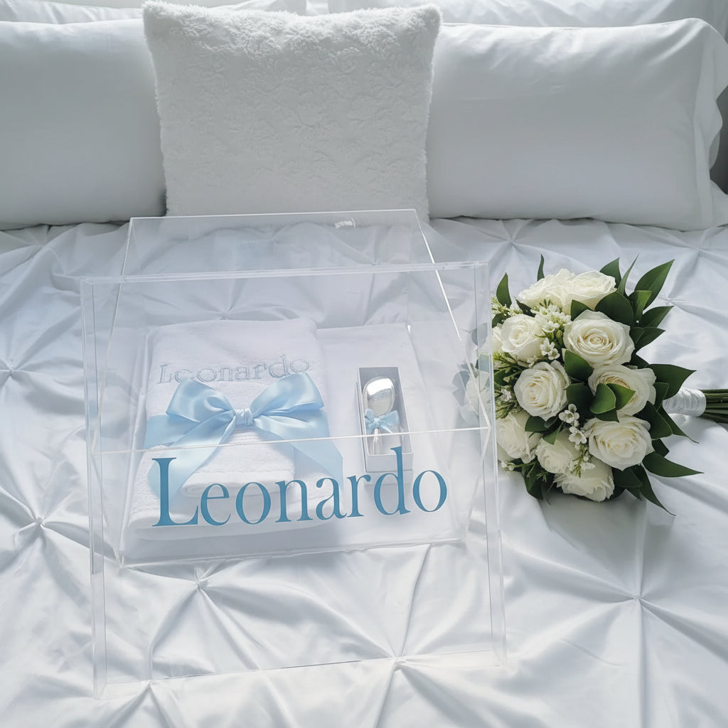 "Sky" Acrylic Baptism Box Set Package by Gently Made