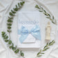 "Sky" Acrylic Baptism Box Set Package personalised detail