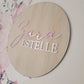 Classic Wooden Name Plaque alternate view