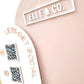 QR Square reader Social sign with Business card holder detail view