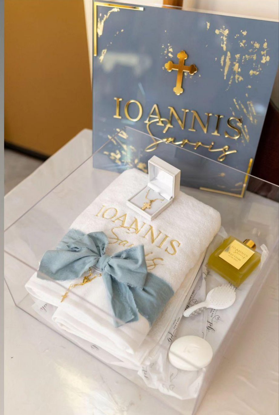 Acrylic Deluxe Baptism Package by Gently Made