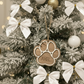 Christmas Paw Ornament by Gently Made