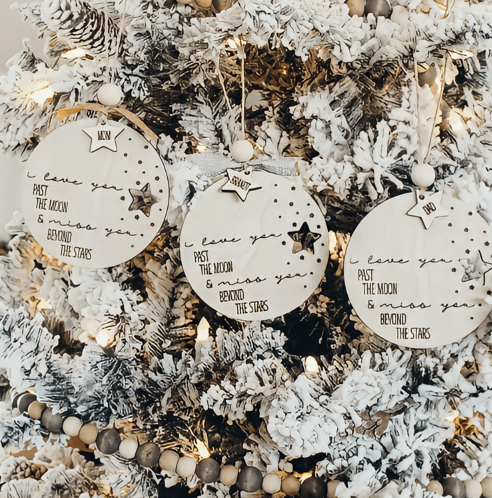 Memorial Christmas Ornament by Gently Made