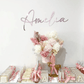 Acrylic Script Name Plaque- Single Layer alternate view