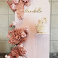 Acrylic Script Name Plaque- Single Layer detail view