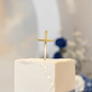Acrylic Cross Cake Topper alternate view