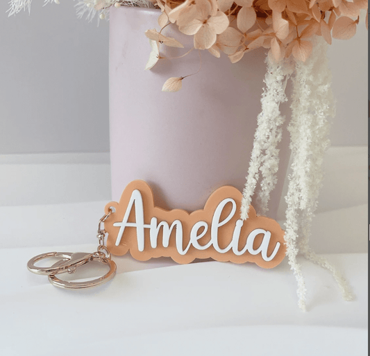 3D Name School Bag Luggage Tag by Gently Made