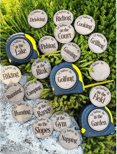 Father's Day Personalized Tape Measure | Measuring Tape| Gift for Dad | Stocking filler | Interest by Gently Made