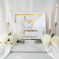 Custom Baby Announcement Sign & Name Plaque — handmade in Australia by Gently Made