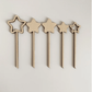 Cut Half Sun One Cake Topper with Stars SVG file, 1st birthday cake decoration detail view
