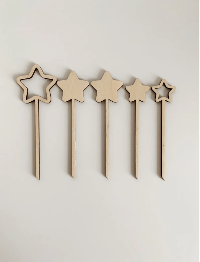 Cut Half Sun One Cake Topper with Stars SVG file, 1st birthday cake decoration detail view