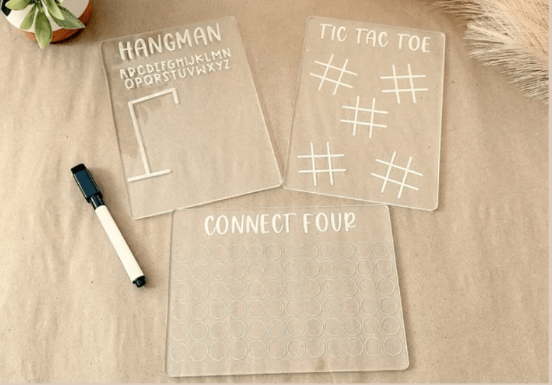 Kids Games Dry Erase Board| Kids Home School | Games | Kids activities alternate view