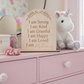 Kids Affirmation | I Am Affirmation Sign for Girls and Boys | Kids personalized plaque by Gently Made