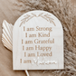 Kids Affirmation | I Am Affirmation Sign for Girls and Boys | Kids personalized plaque personalised detail