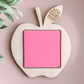 Apple Teacher Gift Post-It Note holder | Teacher Gift SVG | Daycare worker gift alternate view