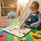 Kids Dinosaur Puzzles | Custom Puzzle | Wooden Puzzle | boho puzzle by Gently Made