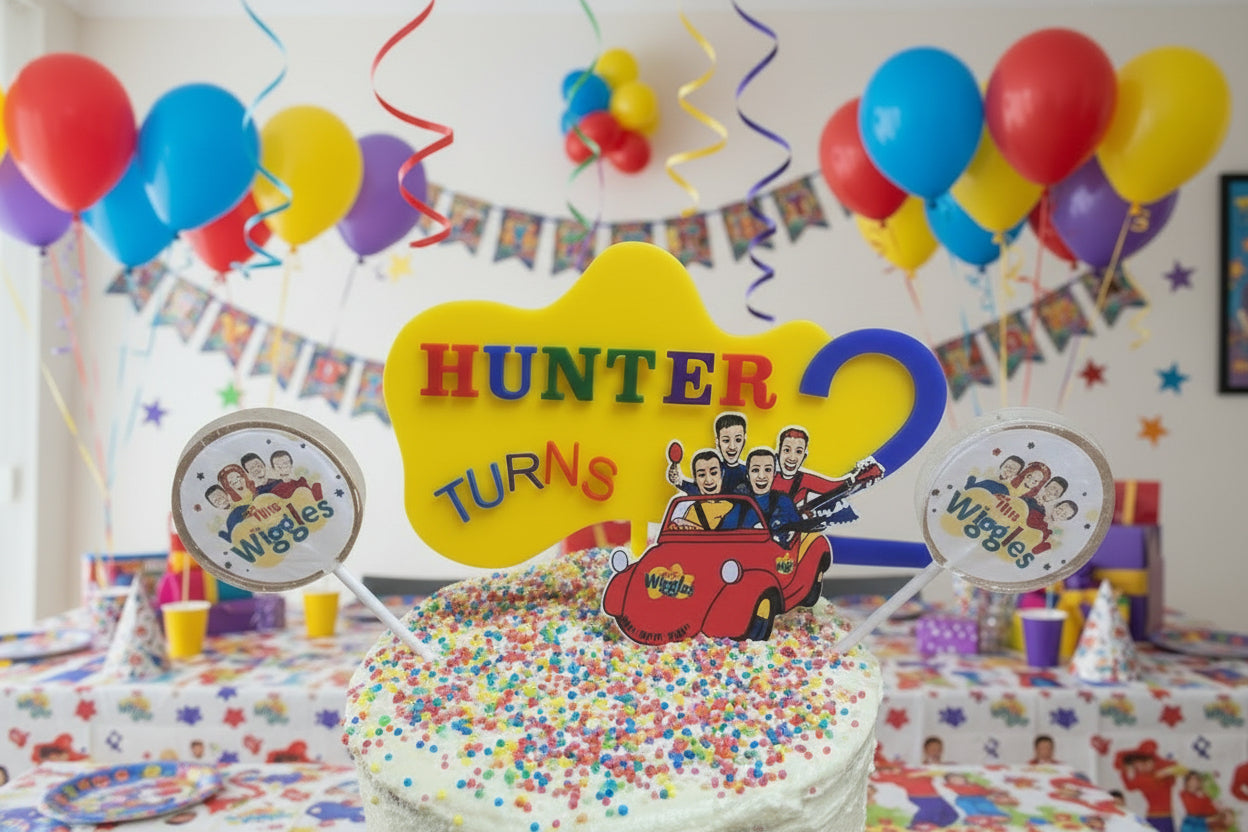 Wiggles Themed Cake Topper by Gently Made