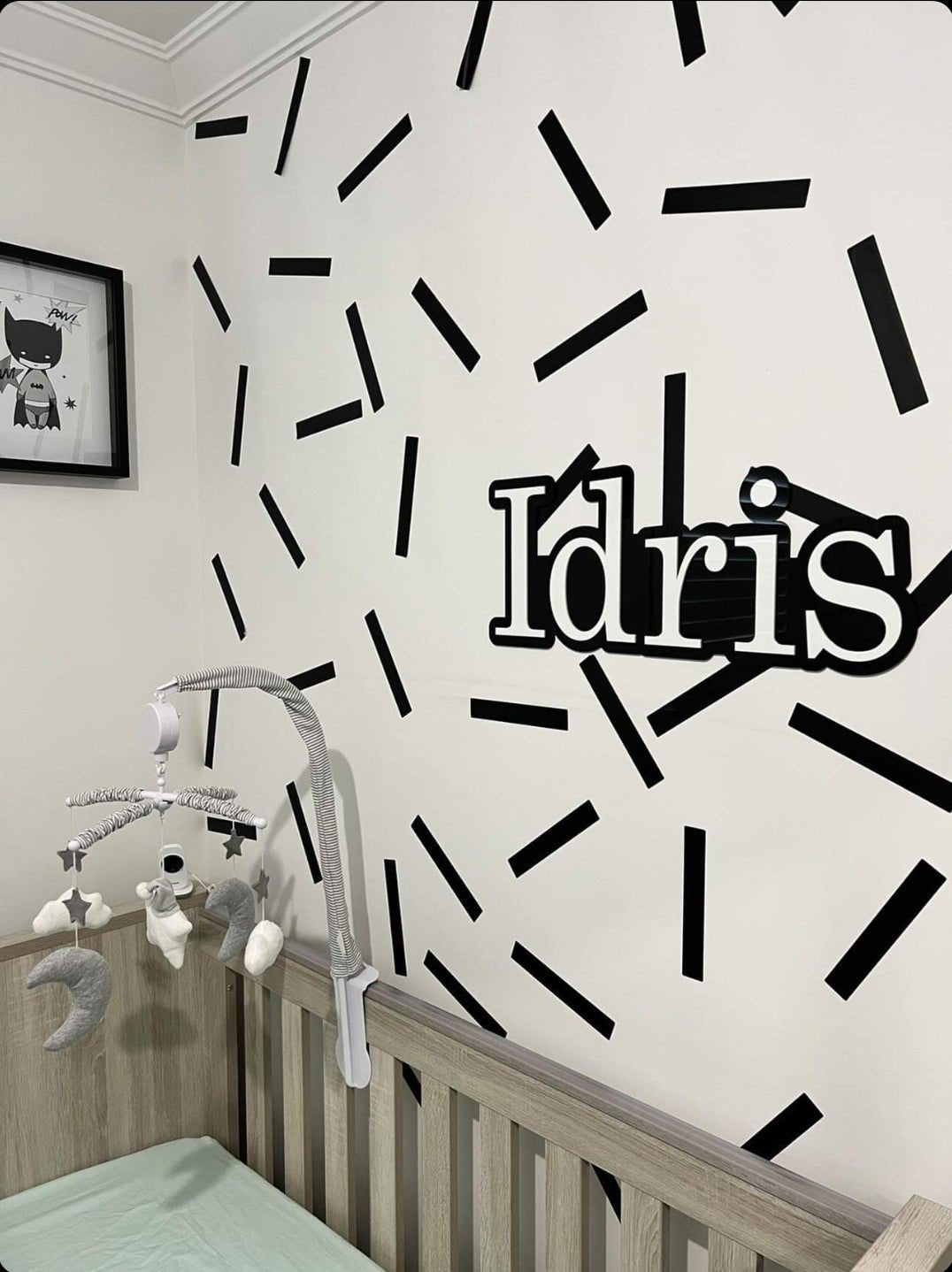 3D Layered Acrylic Name Sign alternate view