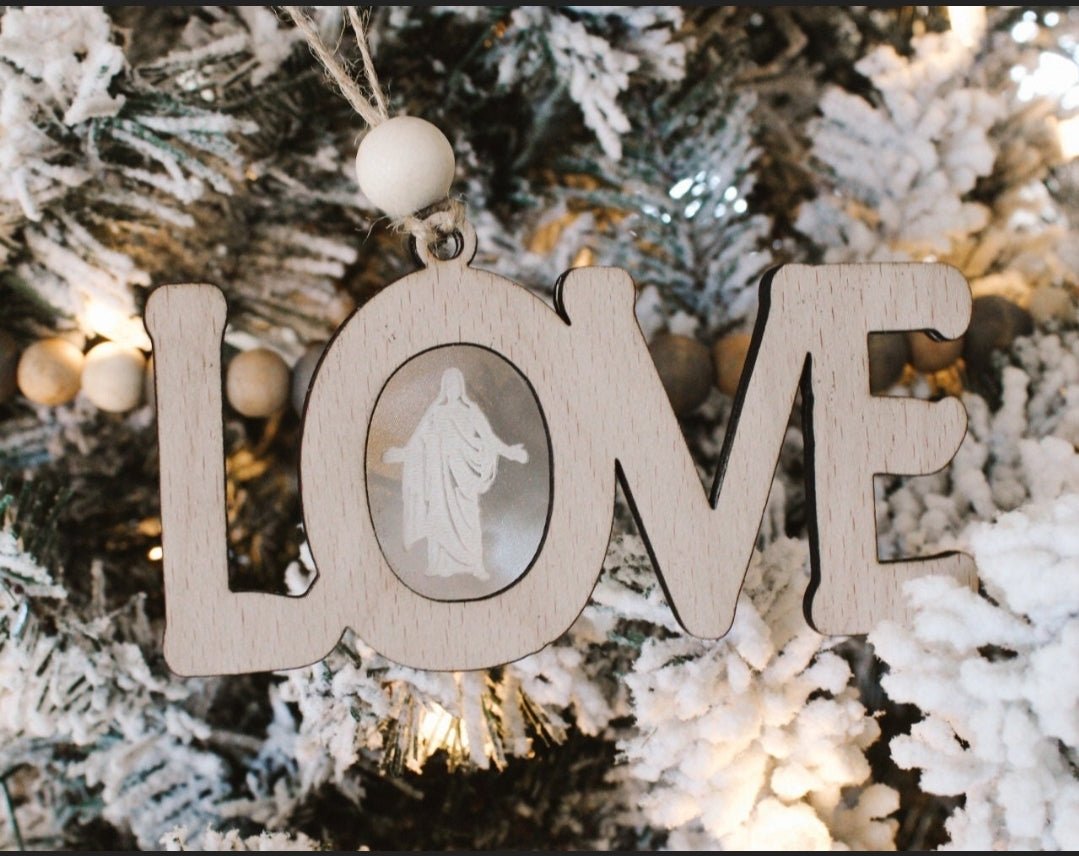 Christmas Ornament Set Package personalised detail