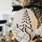3D Christmas Ornament Wood Acrylic detail view