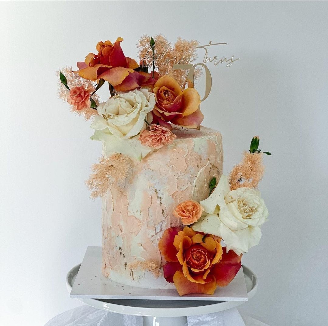 Custom Name cake topper by Gently Made