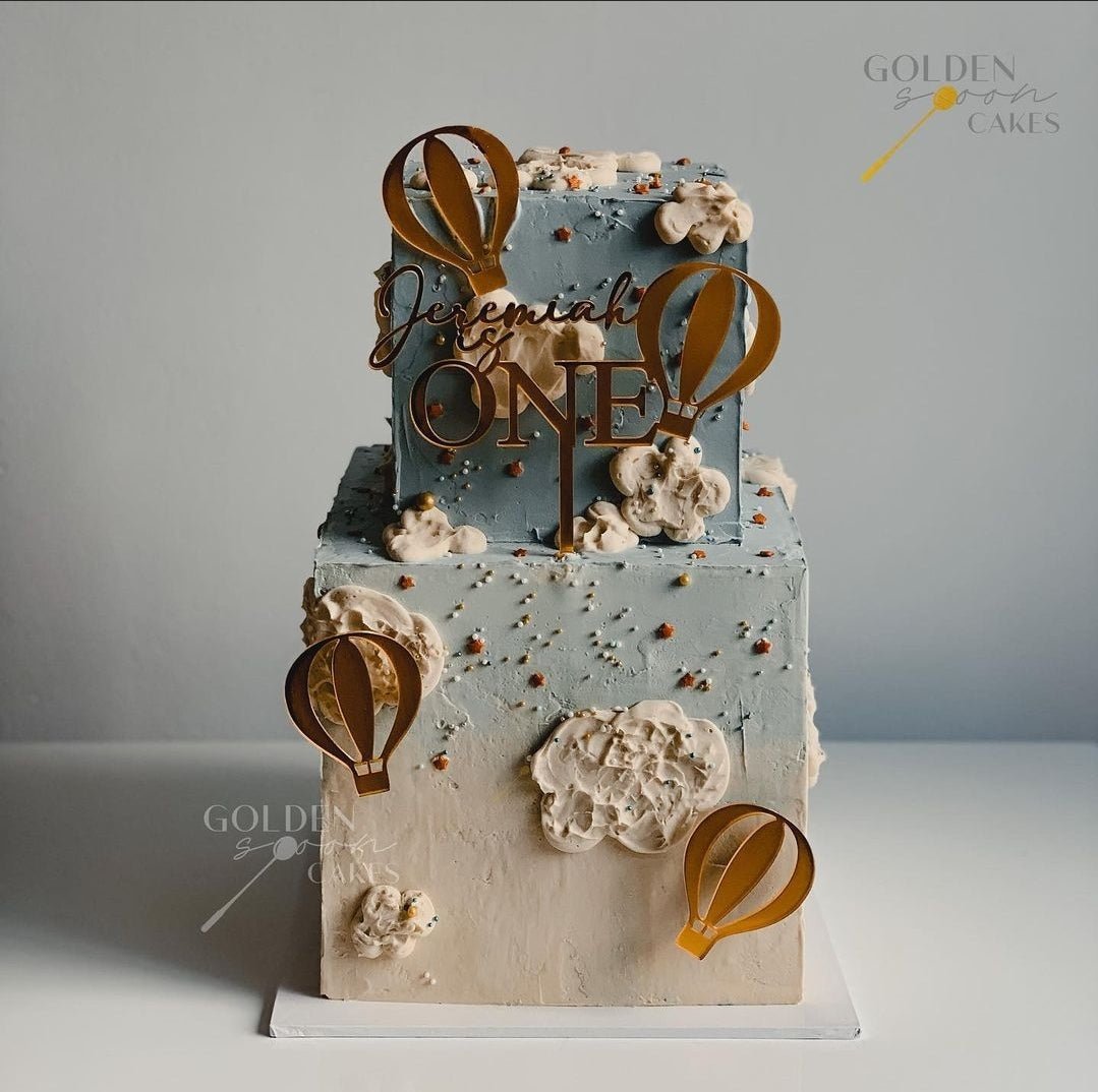 Hot Air Balloon Topper by Gently Made