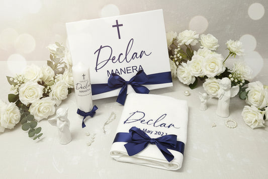Classic Baptism Christening Box by Gently Made