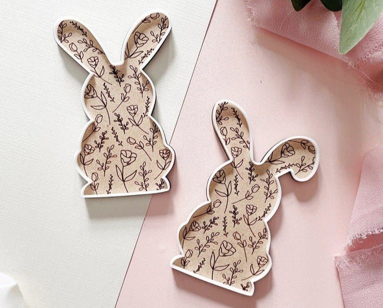 Bunny Engraved Ornament alternate view