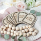 Rattan Milestone Announcement Arch by Gently Made
