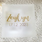 Frosted Deluxe Baptism Christening Box detail view
