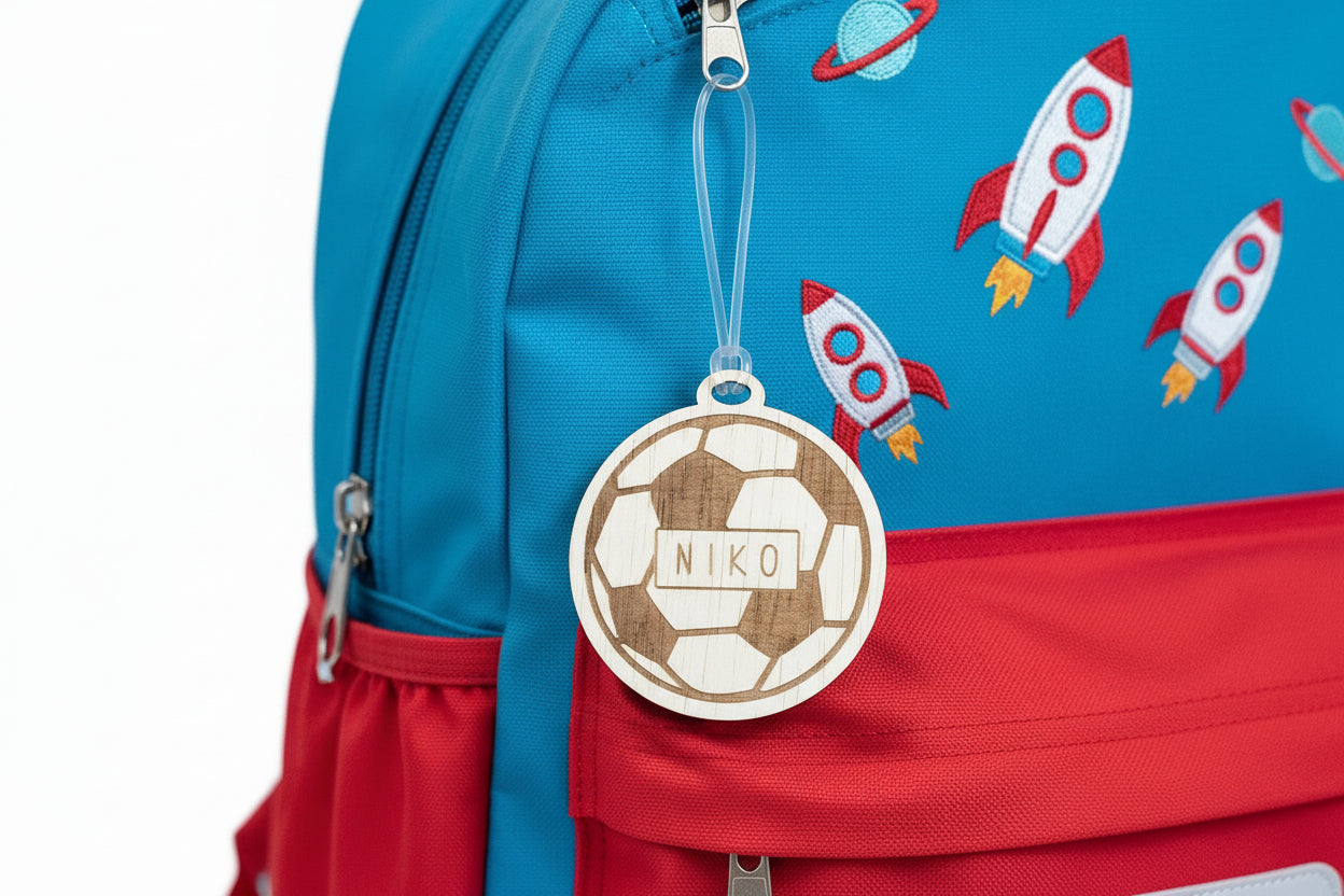 Bag Tag with rubber loop multi designs additional view 5