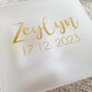 Frosted Deluxe Baptism Christening Box styling view