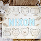 Animal Kids Baby Name puzzle by Gently Made